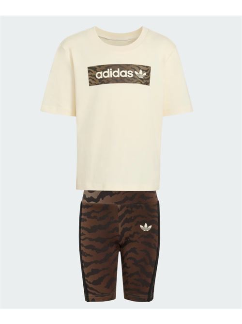 cyc tee set aop ADIDAS ORIGINAL | KD5822CREWHT/NBRO